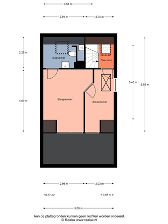 Floorplan - Prinses Irenestraat 28F, 3751 DJ Bunschoten-Spakenburg